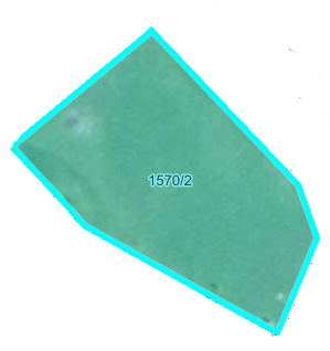 Parcela 1570/2 — trenutno